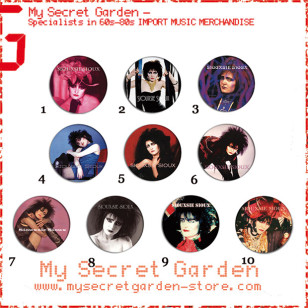 Siouxsie And The Banshees- Portrait  Pinback Button Badge Set 1a or 1b( or Hair Ties / 4.4 cm Badge / Magnet / Keychain Set )